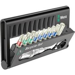 Wera Bicycle Set 9 05004177001 Bit-Set Kreuzschlitz Phillips, TORX, Innen-Sechskant, Außen-Vierkant inkl. Ratsche