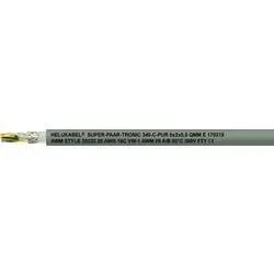 HELU 49837-1000 Schleppkettenleitung S-PAAR-TRONIC 340-C-PUR 20 x 0.25 mm² Grau 1000 m