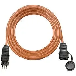 Brennenstuhl 1161452 Strom Verlängerungskabel 10 A Orange 10 m AT-N07V3V3-F 3G 1,5 mm² Ölbeständig, UV-Beständig,