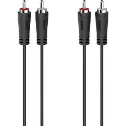 hama 00205258 Audio-Kabel, 2 Cinch-Stecker - 2 Cinch-Stecker, 3,0 m