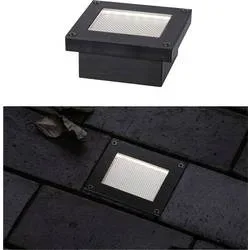 Paulmann 94578 Domenic Solar-Einbauleuchte EEK: A (A - G) 0.1 W Warmweiß Schwarz