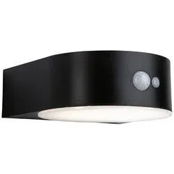 Paulmann 94570 Eileen Solar-Wandlampe EEK: A (A - G) 5.5 W Warmweiß Schwarz