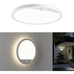 Paulmann Lamina PIR 94662 LED-Außenwandleuchte mit Bewegungsmelder LED LED 15 W Weiß