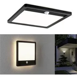 Paulmann Lamina PIR 94665 LED-Außenwandleuchte mit Bewegungsmelder LED 15 W Schwarz