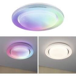 Paulmann 70546 LED-Deckenleuchte LED LED Chrom, Weiß