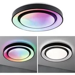 Paulmann 70545 Rainbow LED-Deckenleuchte LED LED 19.25 W Schwarz, Weiß