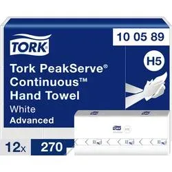 Tork Peakserve Papierhandtücher H5 2-lagig 20,1 x 22,5 cm 12 Stück à 270 Blatt