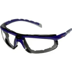 3M S2001SGAF-BGR-F Schutzbrille mit Antibeschlag-Schutz, mit Antikratz-Schutz Blau, Grau EN 166 DIN 166