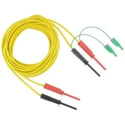Metrel S 2030 Sicherheits-Messleitungs-Set Bananenstecker 4 mm Bananenstecker 4 mm 15.00 m Schwarz, Rot, Gelb 1 Set