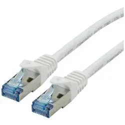 ROLINE Patchkabel, CAT.6a S/FTP 21.15.2867 White, halogenfrei, CL 10m