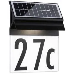 Paulmann 94694 Solar Housenumber Solar-Hausnummernleuchte EEK: A (A - G) Warmweiß Schwarz
