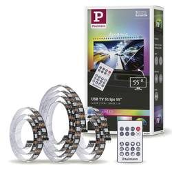 Paulmann TV Strips 55 Zoll 78880 LED-Streifen-Basisset mit USB-Anschluss 5 V 2 m RGB 1 Set