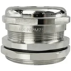 TRU COMPONENTS TC-10302864 Kabelverschraubung M75 Messing (vernickelt) Metall 1 St.