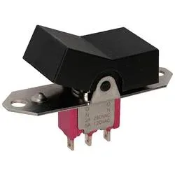 C & K Switches 7211J2V6QE2 Wippschalter 120 V/AC, 28 V/DC 5.00 A 3 x Ein/Ein/Ein rastend 1 St. Bulk