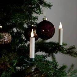 Konstsmide 1912-210 Lichterkette Tanne Innen batteriebetrieben Anzahl Leuchtmittel 10 LED Warmweiß Timer, mit