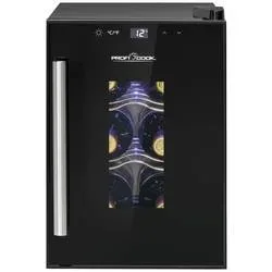 ProfiCook WK 1230 Weinklimaschrank – Weinkühlschrank freistehend – schwarz
