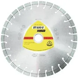 Diamantgroßtrennscheibe DT 600 U Supra für Beton Kalksandstein Kurzverzahnung 350 x 3 x 20 mm