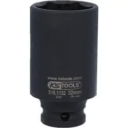 KS Tools 5151132 515.1132 Kraft-Steckschlüsseleinsatz 32 mm 32 mm 1/2 (12.5 mm)