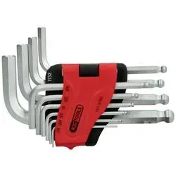 KS Tools 151.4740 Innen-Sechskant Winkelschraubendreher-Set 1/16 Zoll, 5/64 Zoll, 3/32 Zoll, 1/8 Zoll, 5/32 Zoll, 3/16