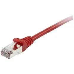 Equip 605520 RJ45 Patchkabel CAT 6 S/FTP 1.00 m Rot vergoldete Steckkontakte 1 St.