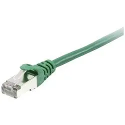 Equip 605546 RJ45 Patchkabel CAT 6 S/FTP 10.00 m Grün vergoldete Steckkontakte 1 St.