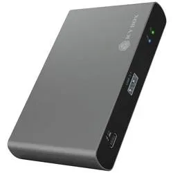 ICY BOX, ICY BOX 4 Port Hub Thunderbolt4 Type-C IB-HUB801-TB4 85W PD Silicon Alu.Black