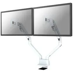 Neomounts Monitor-Tischhalterung FPMA-D750DWHITE2 2 Display(s) 25,4 cm (10) - 81,3 cm (32) Weiß Höhenverstellbar,