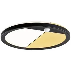 Paulmann 94708 Lamina PIR 2200K rd. schwarz LED-Deckenleuchte 14 W Schwarz