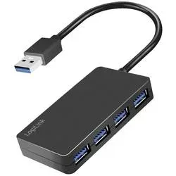 LogiLink - USB 3.0-Hub (3.2 Gen1) 4 USB-A-Anschlüsse