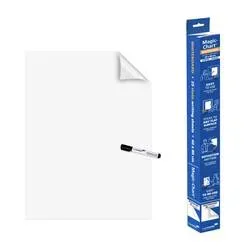 Legamaster Whiteboardfolie Magic-Chart Perforiert A1 588g Weiß 25 Blatt