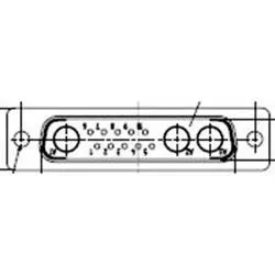 Molex 1727040013 D-SUB Steckverbinder Polzahl: 13 Lötkelch 1 St. Box