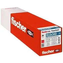 Fischer 562972 FPF II CHTF 10,0 x 340 BC 25 Holzschraube 10 mm 340 mm TX Stahl galvanisch verzinkt 25 St.