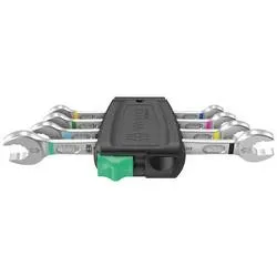 Wera 05020314001 6005 Joker 4 Set 1 Doppel-Maulschlüssel-Satz 4teilig Schlüsselweite (Metrisch) 6 - 12 mm