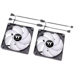 Thermaltake - CT120 ARGB Sync PC Computergehäuse Ventilator Schwarz, Weiß 2 Stück(e)