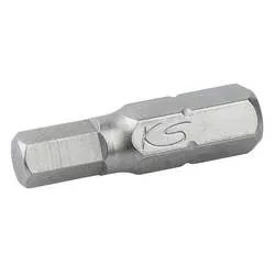 KS Tools 911.2386 Sechskant-Bit Spezialstahl vernickelt C 6.3 1 St.