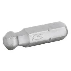 KS Tools 911.3722 Sechskant-Bit Werkzeugstahl vernickelt C 6.3 1 St.