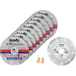 kwb 712032 Trennscheiben-Set 125 mm 10 St.