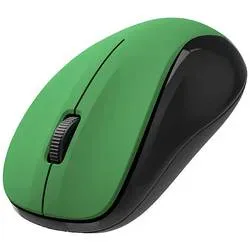 hama 00173024 Optische 3-Tasten-Funkmaus MW-300 V2, geräuschlos, USB-Empfänger, Grün