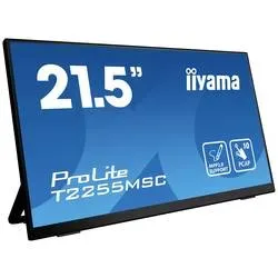Iiyama ProLite Touchscreen-Monitor EEK: D (A - G) 54.6 cm (21.5 Zoll) 1920 x 1080 Pixel 16:9 5 ms HDMI®, DisplayPort,