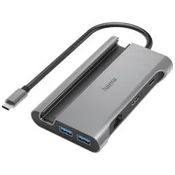 hama 00200143 USB-C-Hub, Connect2Mobile V2, Multiport, 7 Ports