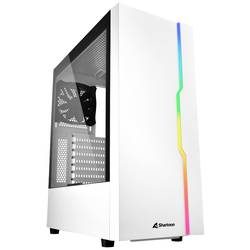 Sharkoon - RGB Slider - Midi Tower - PC - Weiß - ATX - micro ATX - Mini-ITX - Gaming - 15,7 (Midi Tower), Weiss