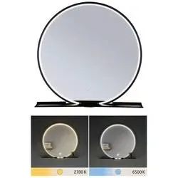 Paulmann Miro LED-Spiegelleuchte LED LED fest eingebaut 10.5 W Warmweiß Schwarz
