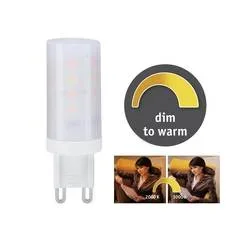 Paulmann 28819 LED EEK G (A - G) G9 4 W Gold (Ø x H) 18 mm x 55 mm 1 St.