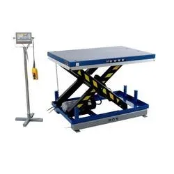PCE Instruments Hubtischwaage PCE-HLTS 500 bis 500 kg |stufenlose Höhenverstellung 350 ? 1130 mm |batteriebetrieben