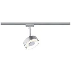 Paulmann Circle Hochvolt-Schienensystem-Leuchte URail LED fest eingebaut 5 W LED Chrom (matt)