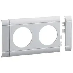 Hager GB08020LAN Blende Steckdosenabdeckung (L x B) 152 mm x 80 mm 1 St. Aluminium
