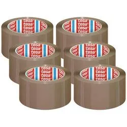 tesa 04195-00001-04 Verpackungsklebeband tesapack® Braun (L x B) 66 m x 50 mm 6 Rollen