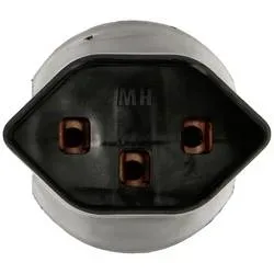Max Hauri Reiseadapter Schuko / Typ 23 3-polig schwarz