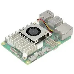 Raspberry Pi® Raspberry Pi - Kühlkörper - Aluminium Aktiver Lüfter Passend für (Entwicklungskits): Raspberry Pi®