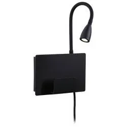 Paulmann Halina 71101 Wandleuchte 2.4 W LED Schwarz (matt)